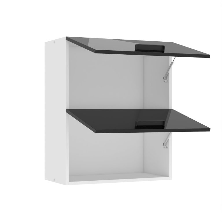 Belini Küchenschrank Premium Full Version oberer 60 cm Hochglanzschwarz Hersteller INF SGP2-60/0/WT/B/0/B1/PP

