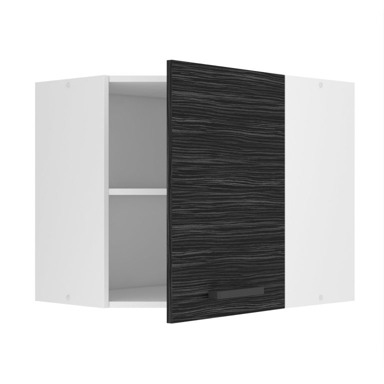 Belini oberer Eckschrank Premium Full Version oberer 60 cm königliches Ebenholz Hersteller TOR SGN60/0/WT/HK/0/B1/PP
