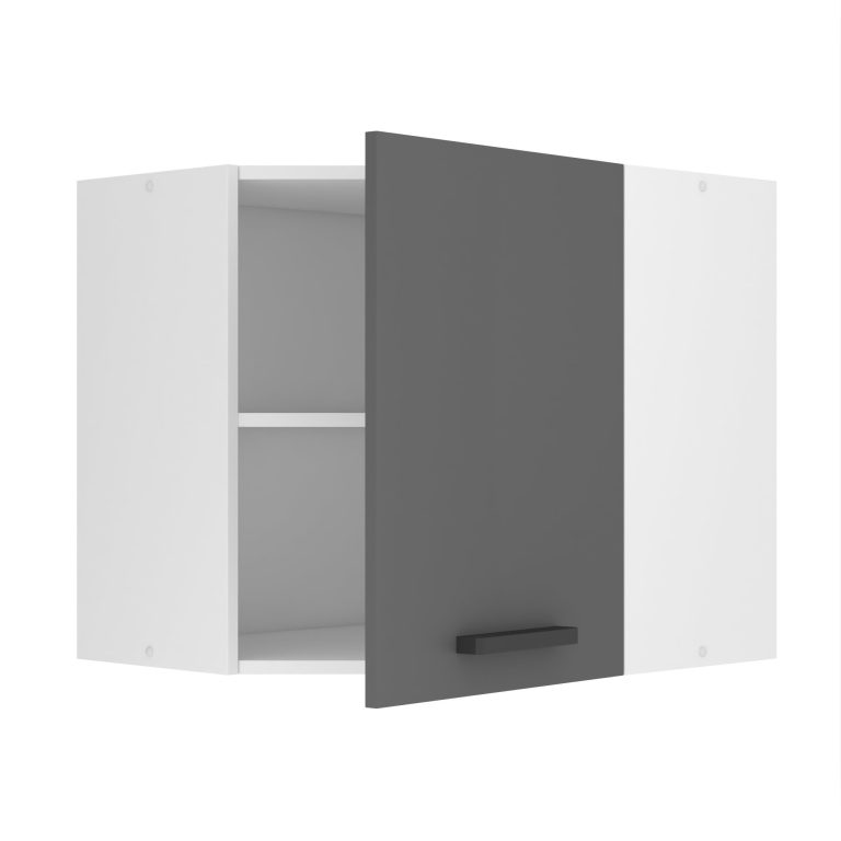 Belini oberer Eckschrank Premium Full Version oberer 60 cm Mattgrau Hersteller TOR SGN60/0/WT/SR/0/B1/PP
