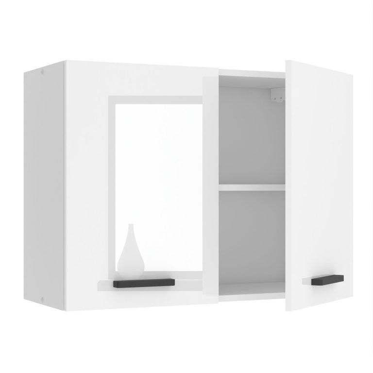 Belini Küchenschrank Premium Full Version oberer 80 cm Hochglanzweiß Hersteller INF SG80/0/WT/W/0/B1/PP

