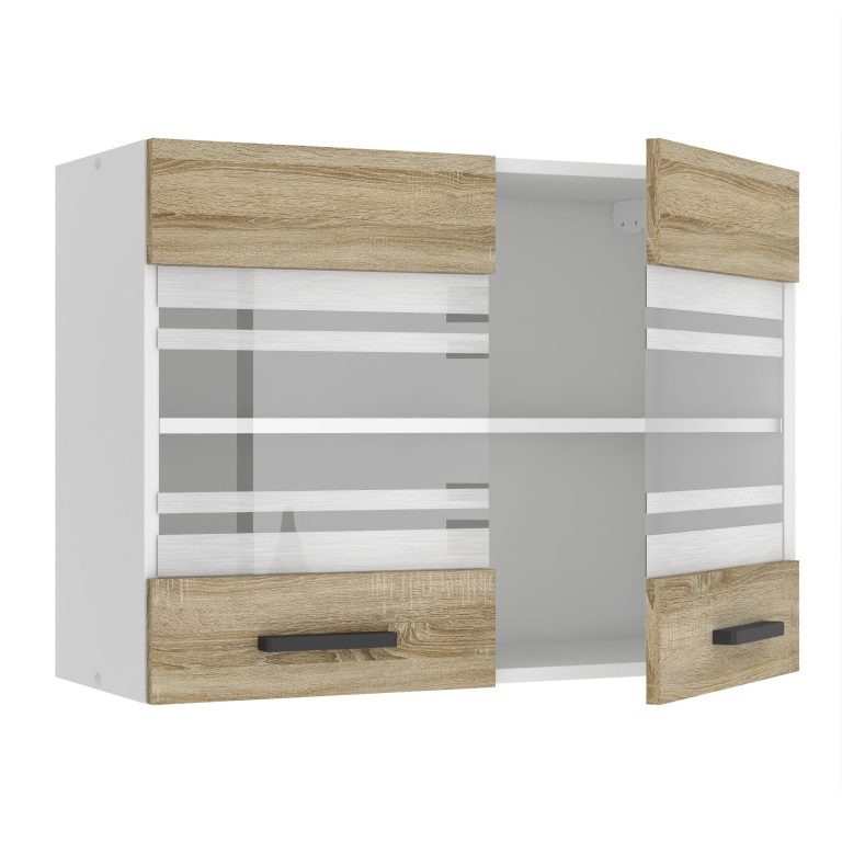 Belini Küchenschrank Premium Full Version oberer 80 cm Sonoma-Eiche Hersteller TOR SGW80/0/WT/DS/0/B1/PP

