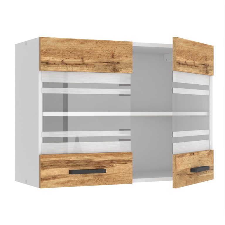 Belini Küchenschrank Premium Full Version oberer 80 cm Wotan-Eiche Hersteller TOR SGW80/0/WT/DW/0/B1/PP

