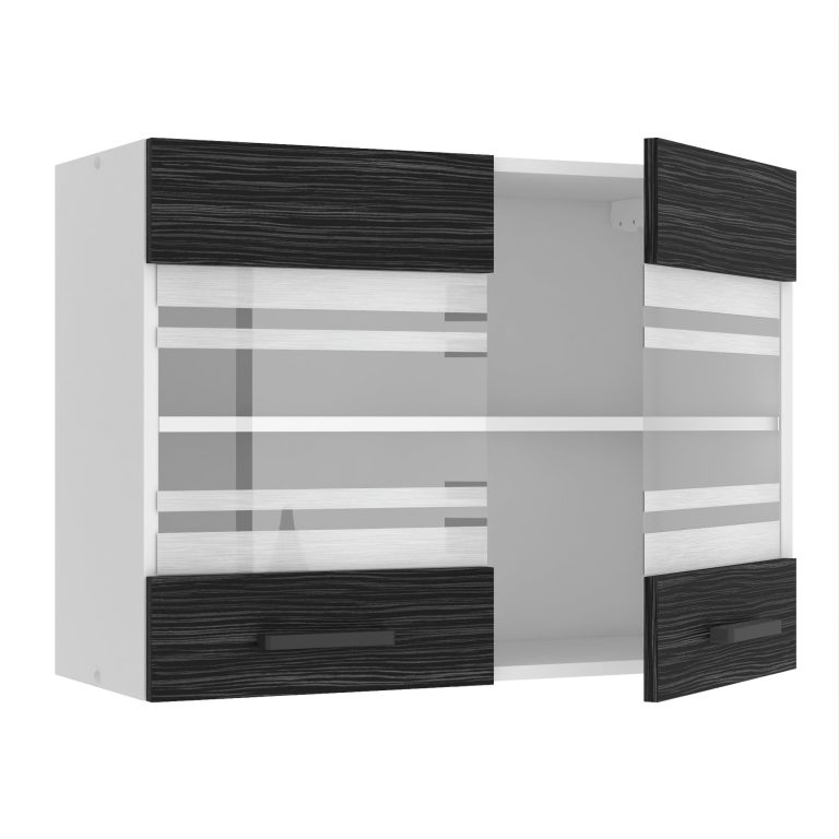 Belini Küchenschrank Premium Full Version oberer 80 cm königliches Ebenholz Hersteller TOR SGW80/0/WT/HK/0/B1/PP

