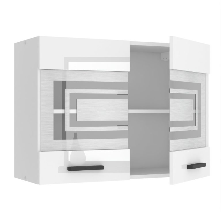 Belini Küchenschrank Premium Full Version oberer 80 cm Hochglanzweiß Hersteller INF SGW80/0/WT/W/0/B1/PP

