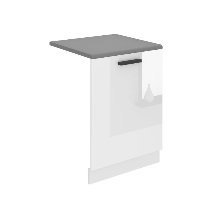 Belini untere Frontblende Belini Premium Full Version Unterschrank 60 cm Hochglanzweiß mit Arbeitsplatte Hersteller INF PZ60/0/WT/W/B/B1/PP