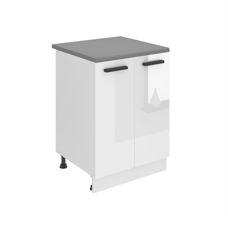 Belini Küchenschrank Premium Full Version Unterschrank 60 cm Hochglanzweiß mit Arbeitsplatte Hersteller INF SD2-60/0/WT/W/B/B1/PP

