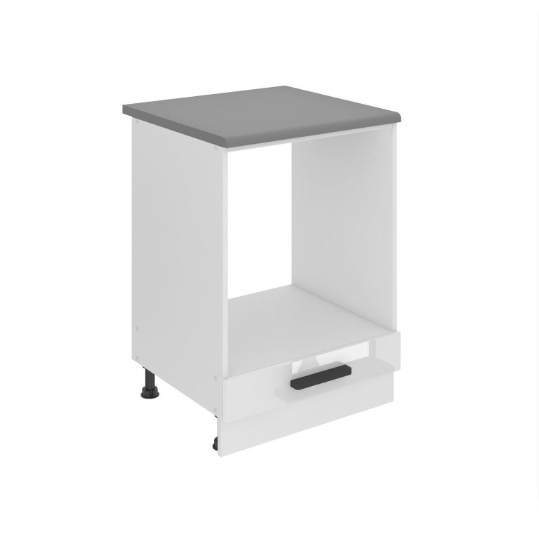 Belini Unterschrank zur Einbau des Backofens Premium Full Version Unterschrank 60 cm Hochglanzweiß mit Arbeitsplatte Hersteller INF SDP60/0/WT/W/B/B1/PP
