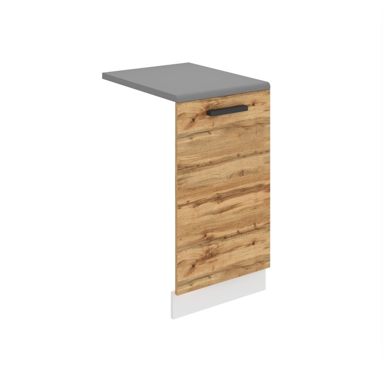Belini untere Frontblende Belini Mattweiß Premium Full Version Unterschrank 45 cm Wotan-Eiche mit Arbeitsplatte Hersteller TOR PZ45/0/WT/DW/B/B1/PP