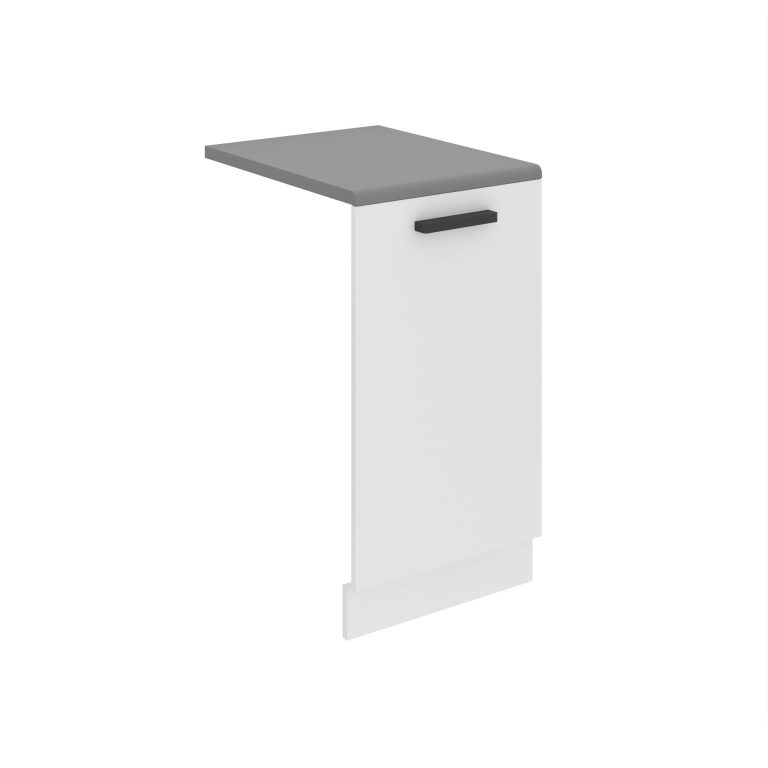 Belini untere Frontblende Belini Mattweiß Premium Full Version Unterschrank 45 cm Mattweiß mit Arbeitsplatte Hersteller TOR PZ45/0/WT/WT/B/B1/PP