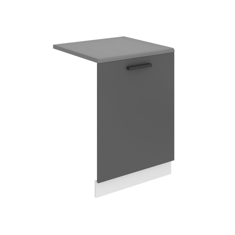 Belini untere Frontblende Belini Mattweiß Premium Full Version Unterschrank 60 cm Mattgrau mit Arbeitsplatte Hersteller TOR PZ60/0/WT/SR/B/B1/PP