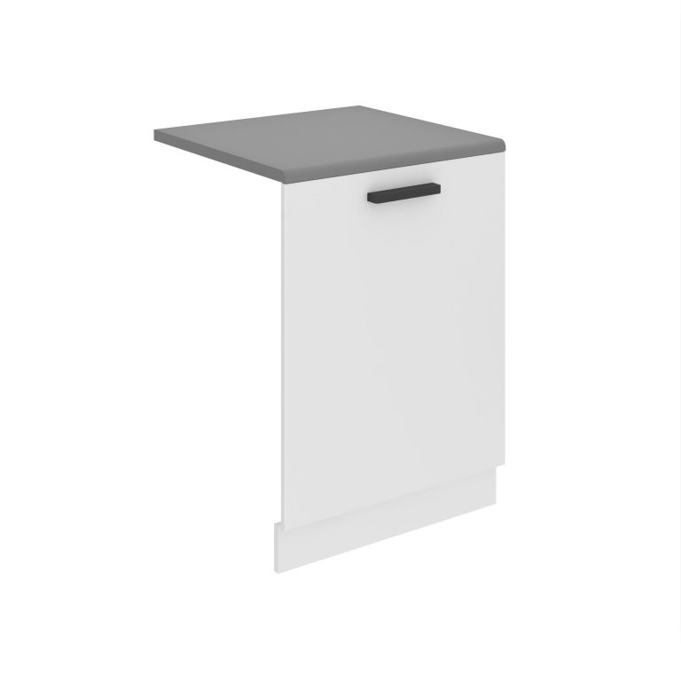 Belini untere Frontblende Belini Mattweiß Premium Full Version Unterschrank 60 cm Mattweiß mit Arbeitsplatte Hersteller TOR PZ60/0/WT/WT/B/B1/PP
