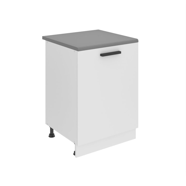 Belini Küchenschrank Premium Full Version Unterschrank 60 cm Mattweiß mit Arbeitsplatte Hersteller TOR SD60/0/WT/WT/B/B1/PP

