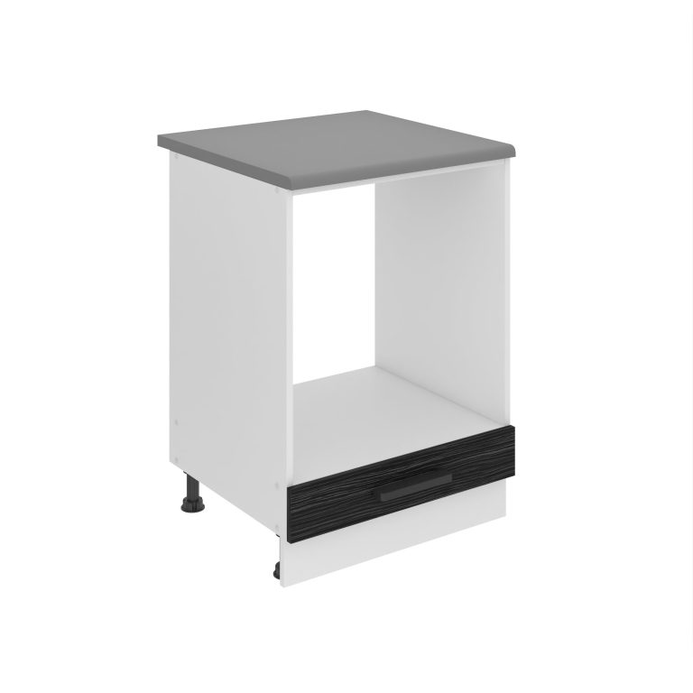 Belini Unterschrank zur Einbau des Backofens Premium Full Version Unterschrank 60 cm königliches Ebenholz mit Arbeitsplatte Hersteller TOR SDP60/0/WT/HK/B/B1/PP
