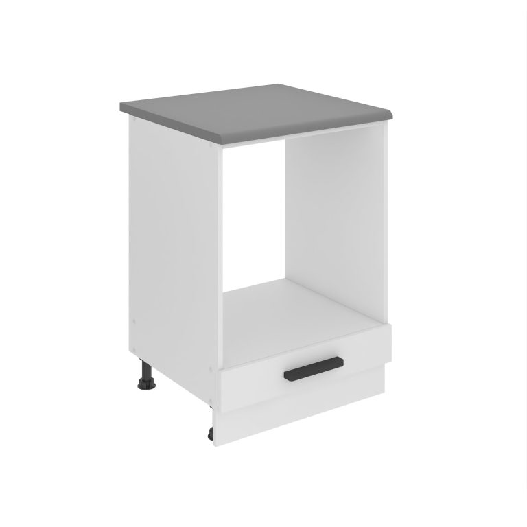 Belini Unterschrank zur Einbau des Backofens Premium Full Version Unterschrank 60 cm Mattweiß mit Arbeitsplatte Hersteller TOR SDP60/0/WT/WT/B/B1/PP
