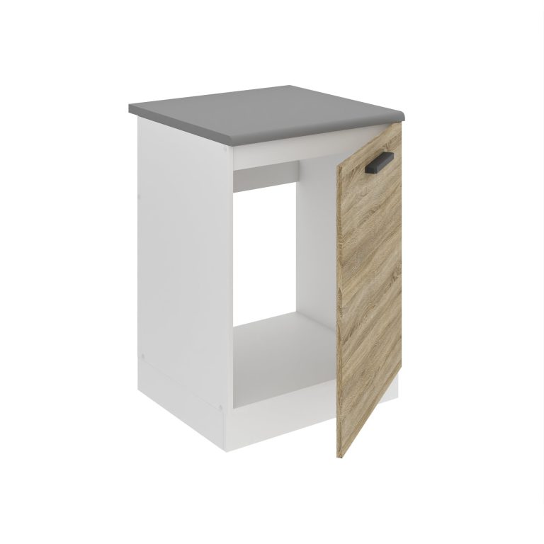 Belini Spülenschrank Premium Full Version Unterschrank 60 cm Sonoma-Eiche mit Arbeitsplatte Hersteller TOR SDZ60/0/WT/DS/B/B1/PP

