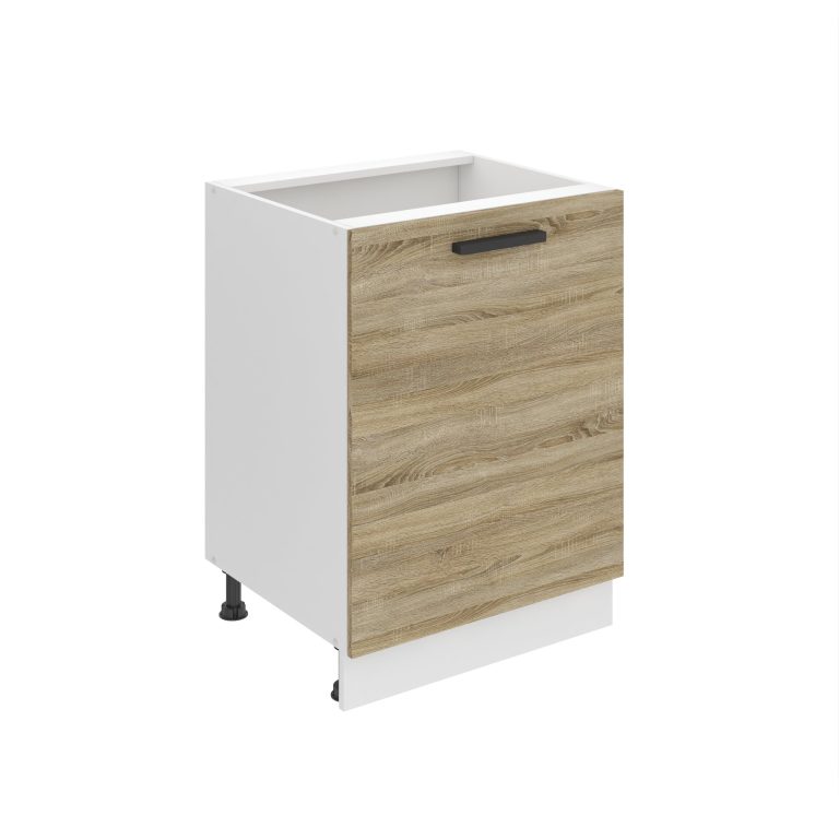 Belini Unterschrank Premium Full Version 60 cm Sonoma-Eiche ohne Arbeitsplatte Hersteller TOR SD60/0/WT/DS/0/B1/PP
