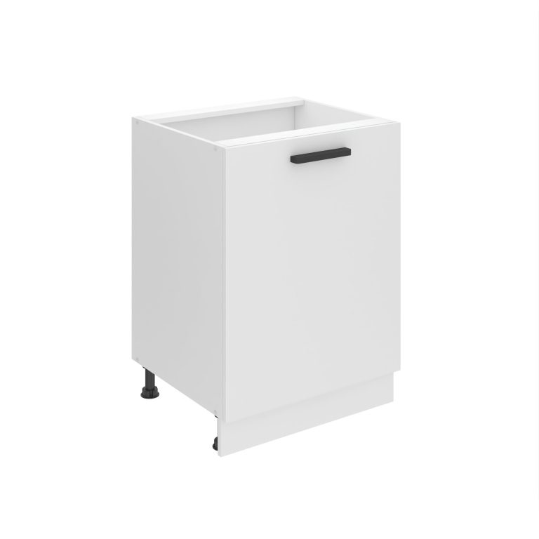 Belini Unterschrank Premium Full Version 60 cm Mattweiß ohne Arbeitsplatte Hersteller TOR SD60/0/WT/WT/0/B1/PP
