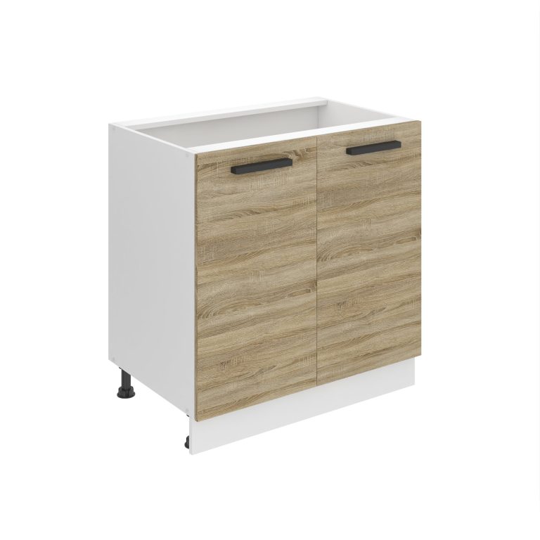 Belini Unterschrank Premium Full Version 80 cm Sonoma-Eiche ohne Arbeitsplatte Hersteller TOR SD80/0/WT/DS/0/B1/PP
