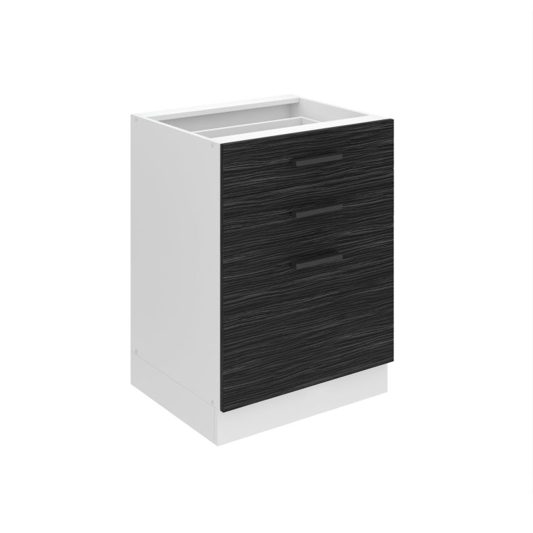 Belini Unterschrank mit Schubladen Premium Full Version 60 cm königliches Ebenholz ohne Arbeitsplatte Hersteller TOR SDSZ60/0/WT/HK/0/B1/PP
