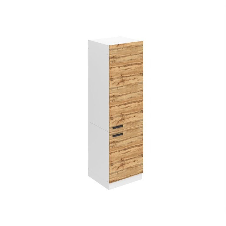 Belini Hoher Küchenschrank zur Einbau des Kühlschranks Premium Full Version 60 cm Wotan-Eiche Hersteller TOR SSL60/0/WT/DW/0/B1/PP

