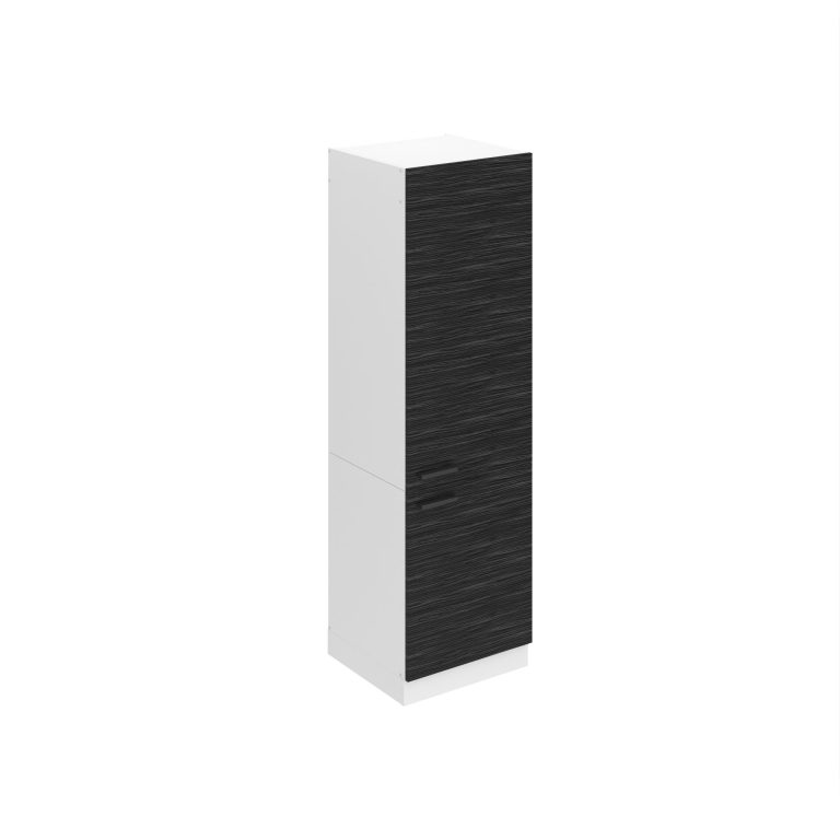 Belini Hoher Küchenschrank zur Einbau des Kühlschranks Premium Full Version 60 cm königliches Ebenholz Hersteller TOR SSL60/0/WT/HK/0/B1/PP
