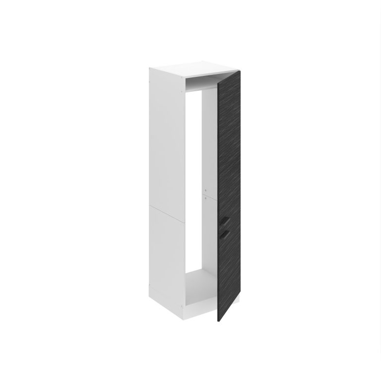 Belini Hoher Küchenschrank zur Einbau des Kühlschranks Premium Full Version 60 cm königliches Ebenholz Hersteller TOR SSL60/0/WT/HK/0/B1/PP
