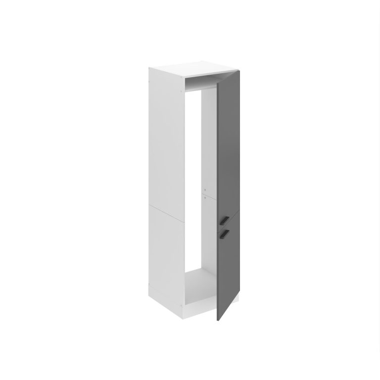 Belini Hoher Küchenschrank zur Einbau des Kühlschranks Premium Full Version 60 cm Mattgrau Hersteller TOR SSL60/0/WT/SR/0/B1/PP
