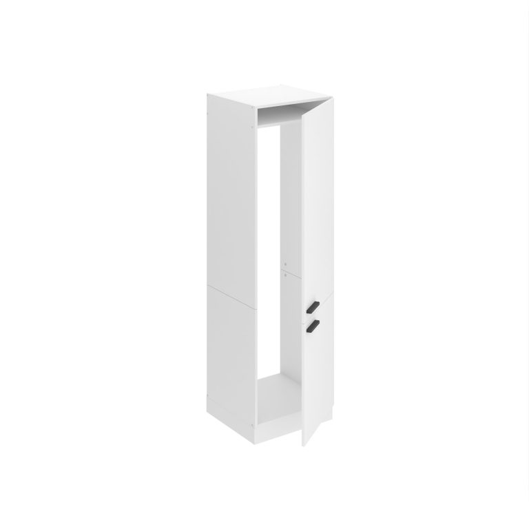 Belini Hoher Küchenschrank zur Einbau des Kühlschranks Premium Full Version 60 cm Mattweiß Hersteller TOR SSL60/0/WT/WT/0/B1/PP
