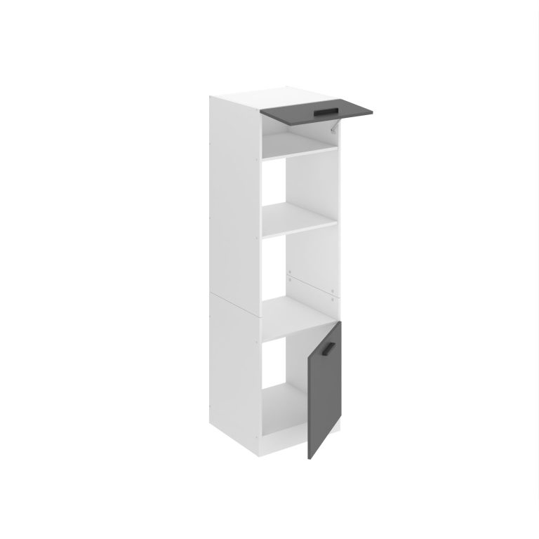 Belini Hoher Küchenschrank zur Einbau des Backofens Premium Full Version 60 cm Mattgrau Hersteller TOR SSP60/0/WT/SR/0/B1/PP

