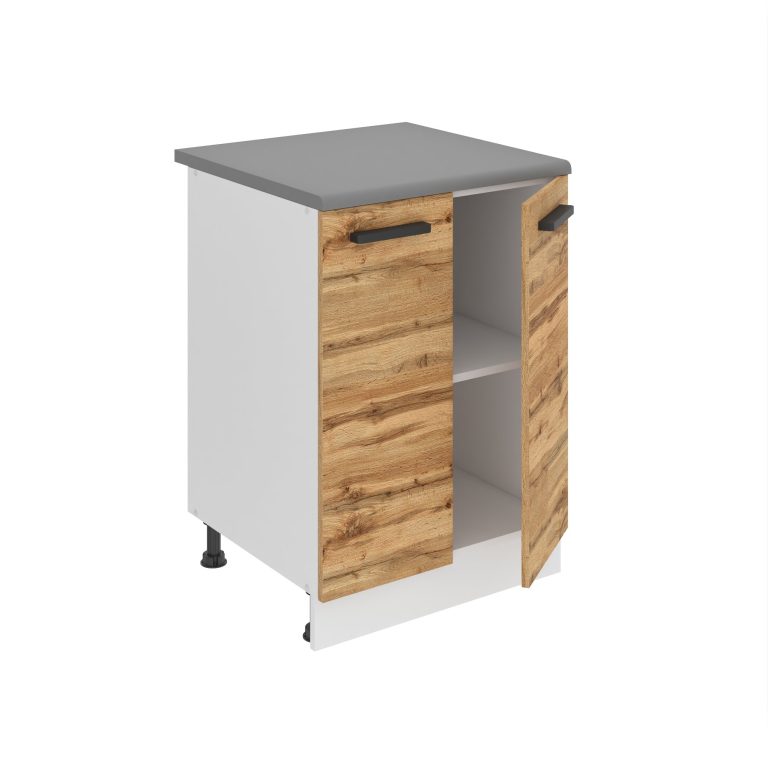 Belini Unterschrank Premium Full Version 60 cm Wotan-Eiche ohne Arbeitsplatte Hersteller TOR SD2-60/0/WT/DW/0/B1/PP
