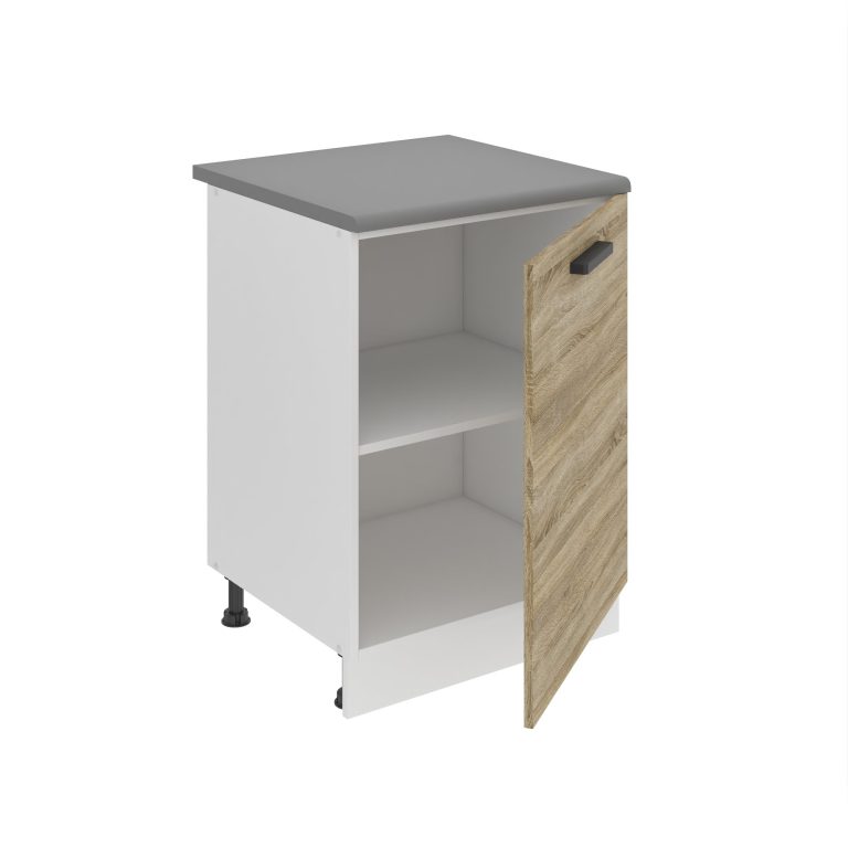 Belini Unterschrank Premium Full Version 60 cm Sonoma-Eiche ohne Arbeitsplatte Hersteller TOR SD60/0/WT/DS/0/B1/PP
