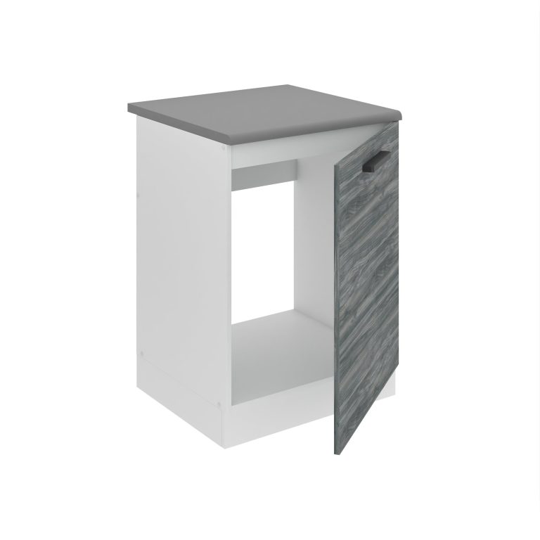 Belini Spülenschrank Premium Full Version 60 cm Grau Anthrazit Glamour Wood ohne Arbeitsplatte Hersteller TOR SDZ60/0/WT/GW/0/B1/PP
