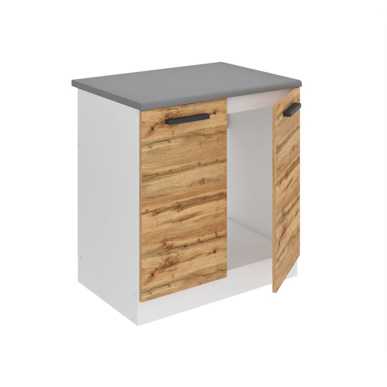 Belini Spülenschrank Premium Full Version 80 cm Wotan-Eiche ohne Arbeitsplatte Hersteller TOR SDZ80/0/WT/DW/0/B1/PP
