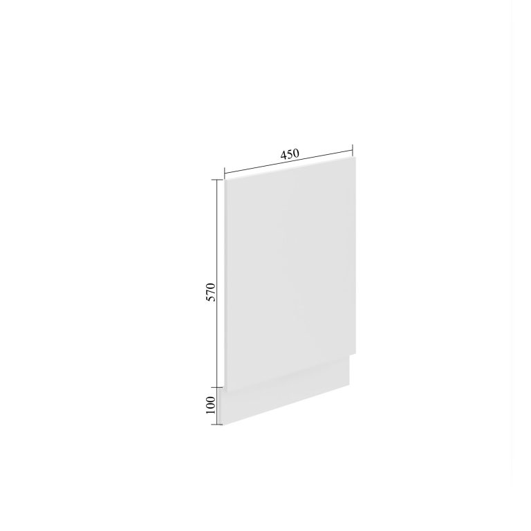 Belini teilintegrierte Frontblende für Geschirrspüler Premium Full Version 45 cm Hochglanzweiß ohne Arbeitsplatte Hersteller INF PO45/0/WT/W/0/B1/PP
