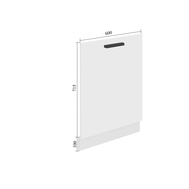 Belini verdeckte Frontblende für Geschirrspüler Premium Full Version 60 cm königliches Ebenholz ohne Arbeitsplatte Hersteller TOR PZ60/0/WT/HK/0/B1/PP
