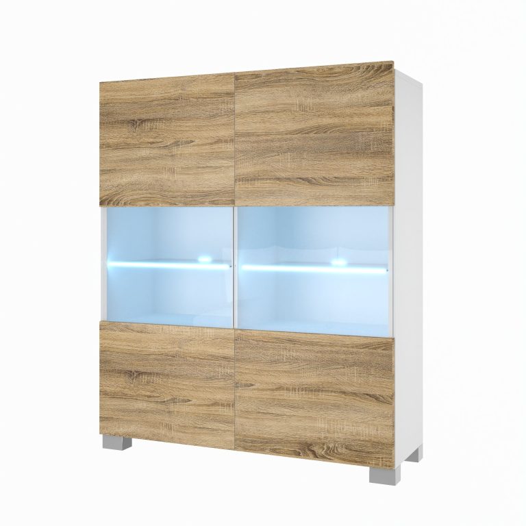Kommode Belini Premium Full Version Sonoma Eiche + LED-Beleuchtung 11 Hersteller NEX KOM1/1/W/DS/0/0