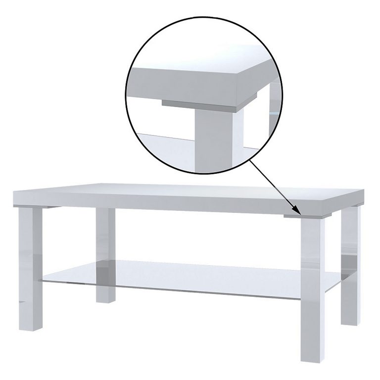 Couchtisch Belini Premium Full Version Grau Anthrazit Glamour Wood 2 Hersteller NEX SK1/0/W/GW/0/0