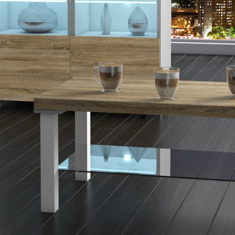 Couchtisch Belini Premium Full Version Sonoma Eiche 3 Hersteller NEX SK1/0/W/DS/0/0