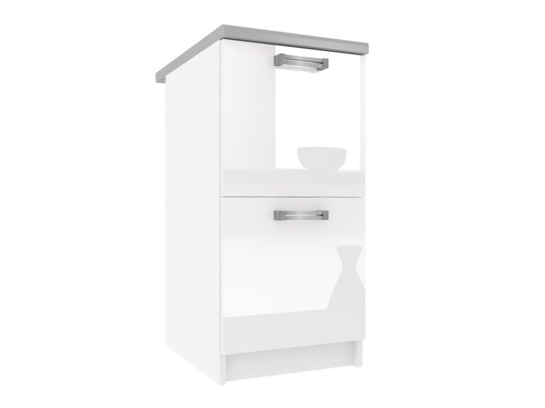 Küchenschrank Belini unten 40 cm weiß glänzend mit Arbeitsplatte Hersteller INF SD2-40/0/WT/W/0/D