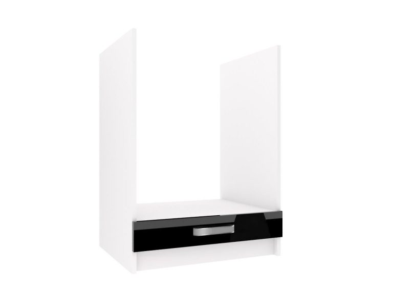 Belini Unterschrank für Einbaubackofen 60 cm Schwarz Hochglanz ohne Arbeitsplatte Hersteller INF SDP60/0/WT/B/0/F