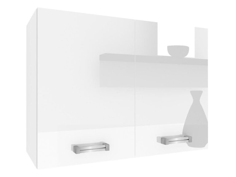 Küchenschrank Belini oben 80 cm weiß glänzend Hersteller INF SG80/1/WT/W/0/D