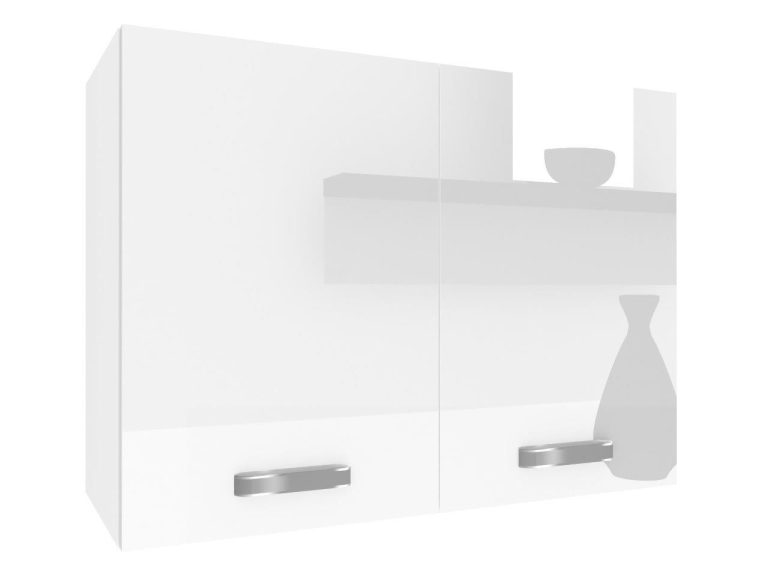 Küchenschrank Belini oben 80 cm weiß glänzend Hersteller INF SG80/1/WT/W/0/F