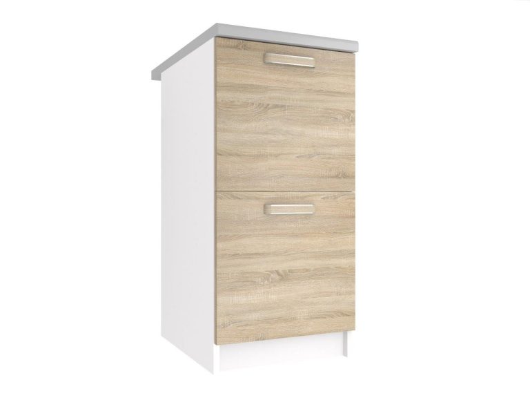 Küchenschrank Belini Unterschrank 40 cm Eiche sonoma mit Arbeitsplatte Hersteller TOR SD2-40/0/WT/DS/0/F