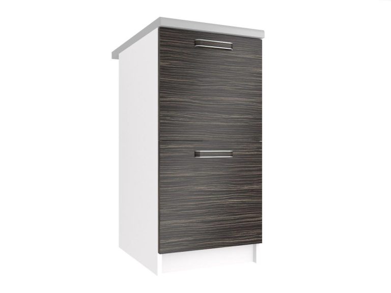 Belini Unterschrank 40 cm Königliche Ebenholz mit Arbeitsplatte INF SD2-40/0/WT/HK/0/F
