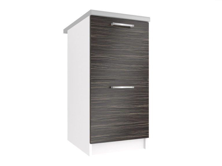 Belini Unterschrank 40 cm Königliche Ebenholz mit Arbeitsplatte INF SD2-40/0/WT/HK/0/P
