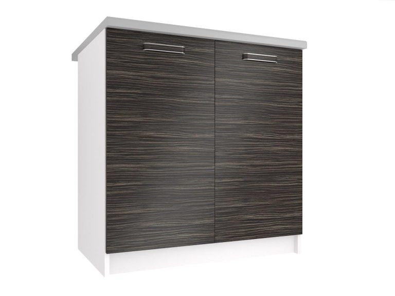 Küchenschrank Belini Unterschrank 80 cm königliches Ebenholz mit Arbeitsplatte Hersteller TOR SD80/1/WT/HK/0/F