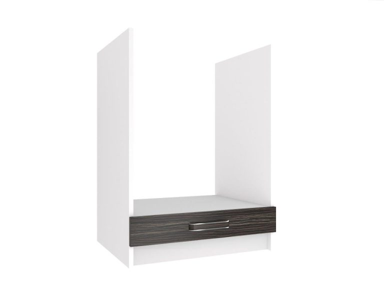 Belini Unterschrank 60 cm für Einbaubackofen Königliches Ebenholz ohne Arbeitsplatte TOR SDP60/0/WT/HK/0/F