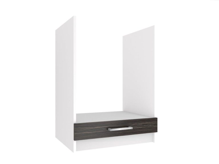 Belini Unterschrank 60 cm für Einbaubackofen Königliches Ebenholz ohne Arbeitsplatte TOR SDP60/0/WT/HK/0/P