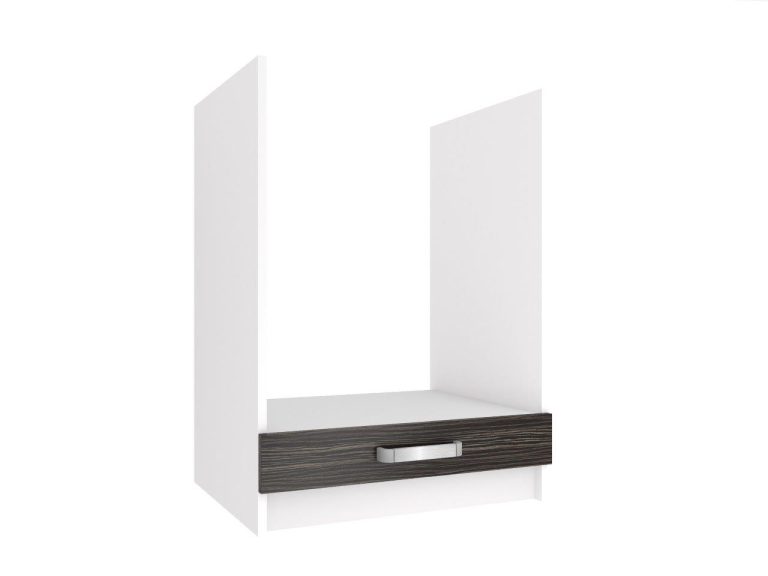 Belini Unterschrank 60 cm für Einbaubackofen Königliches Ebenholz ohne Arbeitsplatte TOR SDP60/0/WT/HK/0/U