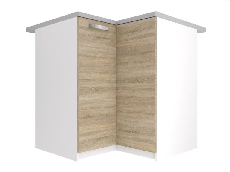 Küchenschrank Belini untere Ecke 90 cm Eiche Sonoma mit Arbeitsplatte Hersteller TOR SNP90/2/WT/DS/0/U